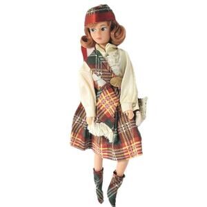 Vintage 60s? Scottish Highland Dancing Doll Kilt. Quality Doll And Clothing